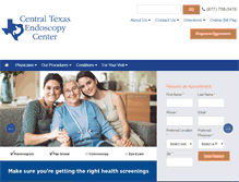 Tablet Screenshot of centraltexasendoscopy.com